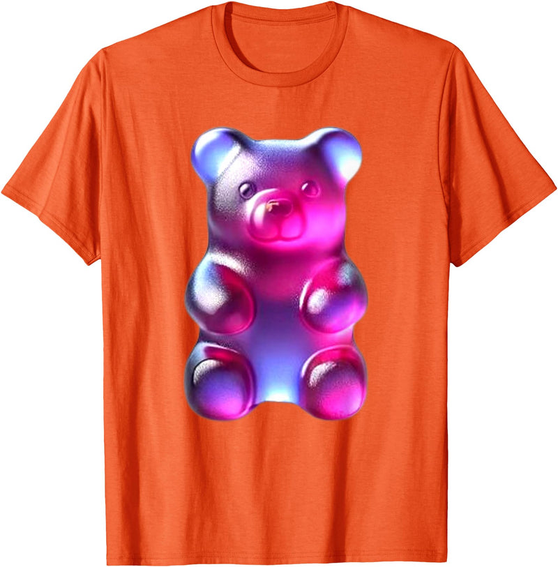 Urban Empyre Indigo Purple Gummy Bear T-Shirt - Orange