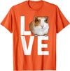 Guinea Pig Gift Guinea Pig Accessories & Stuff Cool Guinea Pig Art for Men Women Cavy Pet Guinea Pig Lover T-Shirt - Orange