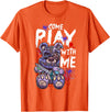 Halloween Gifts & Halloween Shirts by NLTS Scary Killer Teddy Bear Pastel Goth Style Creepy Kawaii T-Shirt - Orange