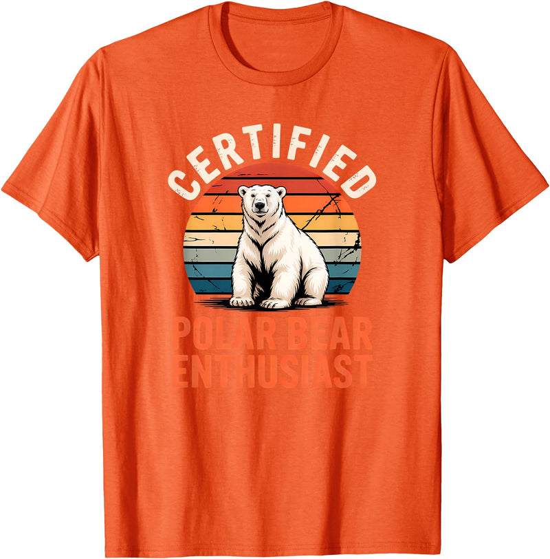 Polar Bear Shirts & Gifts Polar Bear T-Shirt - Orange