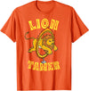Circus Design Lion Tamer Circus Themed Party T-Shirt - Orange
