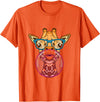 BoredKoalas Giraffe Giraffe Glases Bubblegum Funny Animal Chewing Gum Girls T-Shirt - Orange
