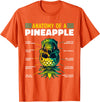 Anatomy of a Pineapple Apparel Anatomy of a Pineapple Funny Upside Down Pineapple Swinger T-Shirt - Orange