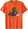 Port Protection Alaska Wild Grizzly Bear Nature Port Protection Brown Grizzly Bear In Snow Alaska Pacific NW T-Shirt - Orange