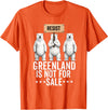 Greenland is not for sale Merch Greenland is not for Sale Polar Bear Greenland Denmark T-Shirt - Orange