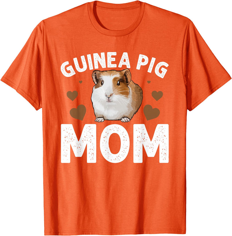 Guinea Pig Gift Guinea Pig Accessories & Stuff Cute Guinea Pig Art for Women Girl Adult Guinea Pig Lovers T-Shirt - Orange