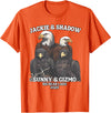 Jackie and Shadow Bald Eagle Family Tee Jackie and Shadow Sunny and Gizmo Big Bear Lake 2025 T-Shirt - Orange