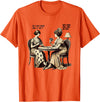 Funny Humor Card Game Wit Retro Vibe Do You Have Any Fucks Go Fish Humor T-Shirt - Orange