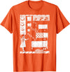 Vintage Fairy Tale Shirts The 3 Bears Vintage Goldilocks Retro Fairy Tale T-Shirt - Orange