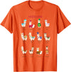 Funny Llamas A Year Of Llamas Funny Llama Alpaca T-Shirt - Orange