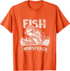 Fish T-Shirts Aquarium Animal Tank Tops Fish Whisperer T-Shirt - Orange
