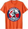 Greenland Lover Stuff Greenland Defense Front Polar Bear Greenland is not for Sale T-Shirt - Orange