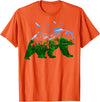 Nature Forest Trees Mountains Bear Wildlife Shirts Bear Nature Outdoor Mountains Forest Trees Bear Wildlife T-Shirt - Orange