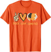 Funny Guinea Pig Lover Peace Love Guinea Pigs Cute Guinea Pig Lover T-Shirt - Orange