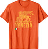 T-ShirtManiak Venezia Leone San Marco Italian lion Venice Italy Italy T-Shirt - Orange