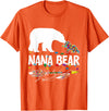 Nana Bear Autism Family Shirt Cute Nana Bear Autism Awareness Shirt Autistic Family T-Shirt - Orange