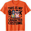 Book Character Fun Costumes This is My Book Character Costume Penguin Pig T-Shirt - Orange