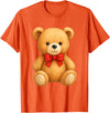 Teddy Bear Accessories Gifts Women Men Kids Teddy Bear Cute Teddy Bear Lover Illustration Graphic Design T-Shirt - Orange