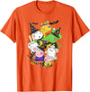 Peppa Pig Halloween Happy Costumes Group Shot T-Shirt - Orange