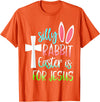 Silly Rabbit Easter Is for Jesus T-Shirt in Orange