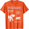 Spitsbergen Norway Scandinavia Travel Nordic Bear Svalbard - Adventure Is Out There - Norway Norwegian Flag T-Shirt - Orange