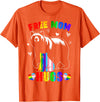Amb Proud Mom Mommy Mama LGBTQ Mothers Day Women Free Mom Hugs Mama Bear LGBTQ Pride Rainbow Flag Mothers Day T-Shirt - Orange