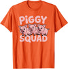 Piggy Squad - Matching Outfit Pig Lover Design T-Shirt - Orange