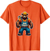 Jay Moe Design I Love Muscle Bear Funny Gay Big Tools LGBTQ Pride Vintage T-Shirt - Orange