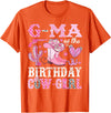 Pink Western Cowgirl Bday Party Family Matching G-Ma Of The Birthday Cow-Girl Rodeo Cowgirl Bday T-Shirt - Orange