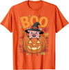 Pig Halloween kids, women, men Pig Costume on Pumpkin Halloween Pig T-Shirt - Orange