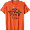 funny heifer tshirt Cute Women's Hanging With My Heifers Bandana T-Shirt T-Shirt - Orange