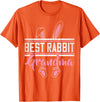Best Rabbit Grandma Ever Bunny Grandma T-Shirt in Orange