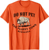 Nebraska Buffalo Funny Quote Nebraska Do Not Pet the Fluffy Cows Funny Bison Souvenir T-Shirt - Orange