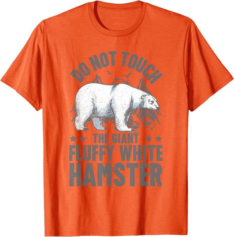 Funny Polar Bear Enthusiast Co. Funny Polar Bear T-Shirt - Orange