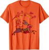 2023 Year of Rabbit Chinese Zodiac T-Shirt in Orange