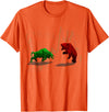 Stock Market Bulls vs Bears Graphic T-Shirt - Orange