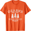 Arkansas Wilderness Designs and Gifts Buffalo National River - Arkansas - Ozark Mountains T-Shirt - Orange