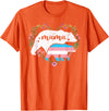 LGBT Trans Pride Shirts Mom Mama Bear for Moms LGBTQ Mama Bear Transgender Flag Gay Equal Rights Trans T-Shirt - Orange