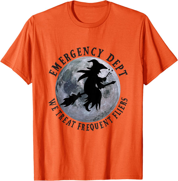 Emergency Medical Department Halloween Gift Ideas ER Nurse Halloween Emergency Room Dept Nurse Tech ED Rn Fall T-Shirt - As