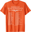 MathWare Funny Nerdy Zote's Precepts Knight Gamer T-Shirt - Orange