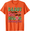 PDA One In A Melon Birthday Theme Watermelon Party Daddy of The One in A Melon Birthday Girl Watermelon T-Shirt - Orange
