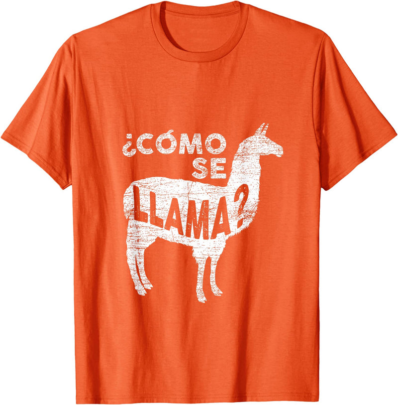 Como Se Llama T-Shirt - Orange