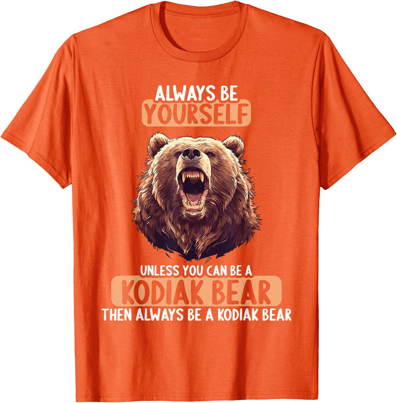 Kodiak Bears Kodiak Bear Lovers Shop Kodiak Bears Kodiak Bear T-Shirt - Orange