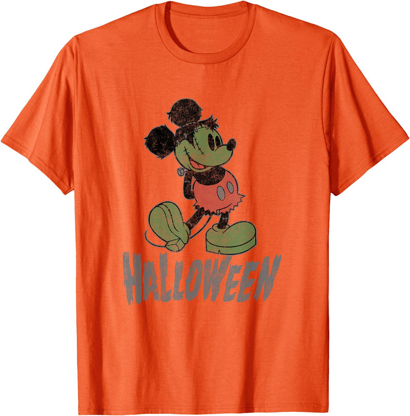 Disney - Halloween Mickey Frank T-Shirt - Orange
