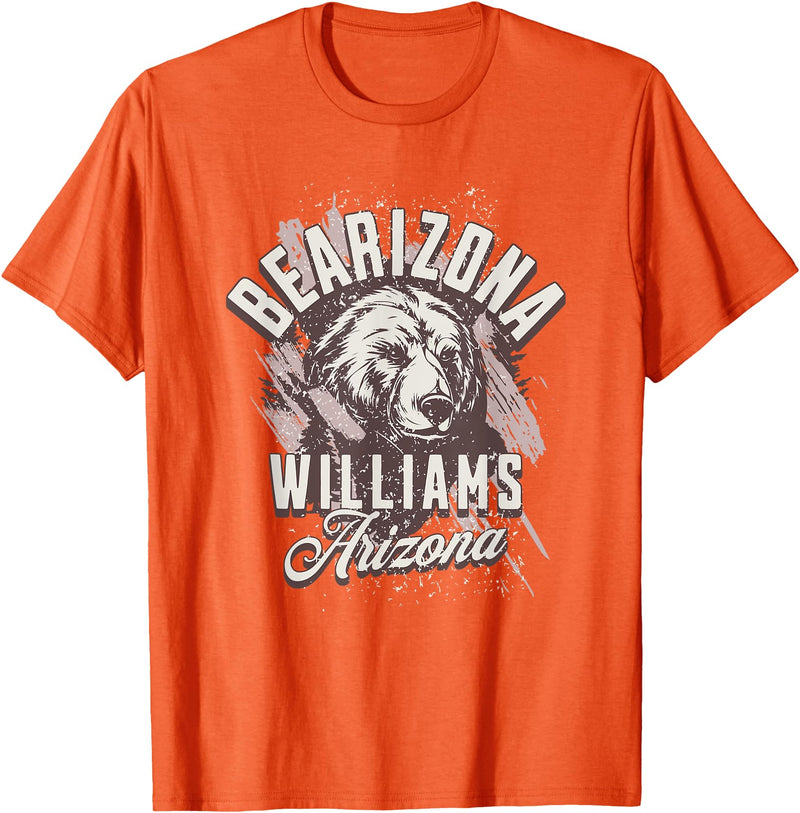 Williams Arizona Bearizona Wildlife Park Bearizona Arizona Bear AZ T-Shirt - Orange