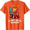 Gummy Bear Funny Quote Gummy Bear Queen Funny Gummy Bear Lovers Saying Illustration T-Shirt - Orange