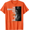 Funny The Righteous Are As Bold As A Lion Bible Verse T-Shirt - Orange