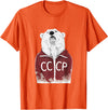 Check out my other RUSSIA T-shirts Russian Bear T-shirt Russia Shirt CCCP Soviet Union USSR Tee T-Shirt - Orange