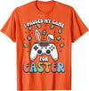 Paused My Game for Easter Funny Gaming Gamer Men Boys Kids T-Shirt in Orange