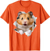 Cute Hamster Design for Men Women Kids Animal Hamster Lovers T-Shirt - Orange